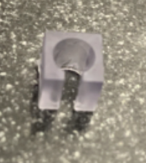Close-up of a single bead piece